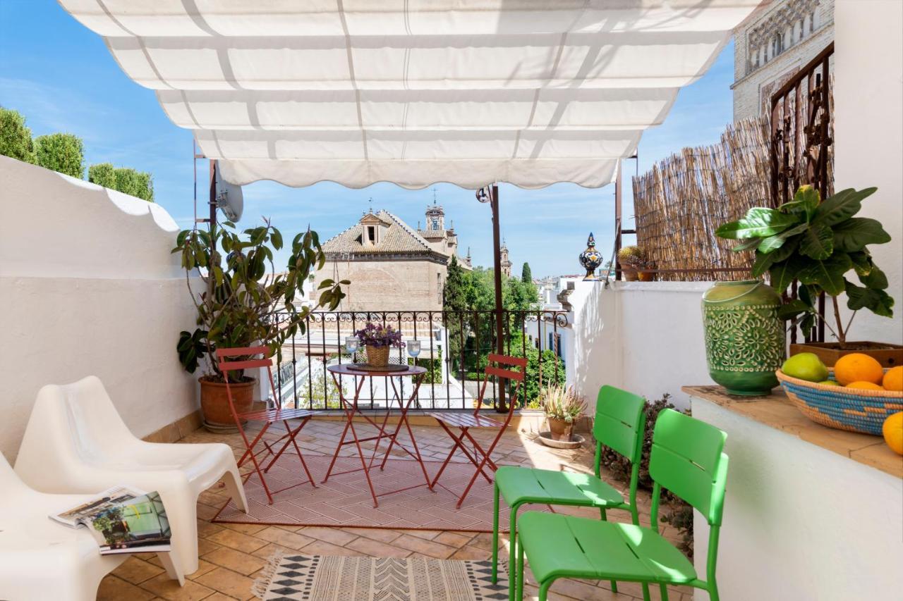 San Luis Luxury House With Terrace Sevilha Exterior foto